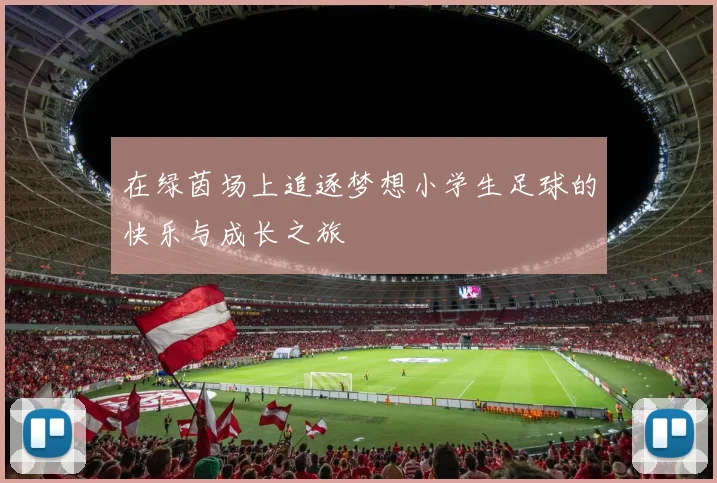 在绿茵场上追逐梦想小学生足球的快乐与成长之旅